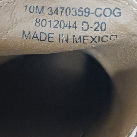 Frye Shoes Booties Tom Cognac Size 10m Zip Womans Leather - Picture 11 of 11